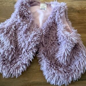 Cozy Lilac Faux Fur Vest for Kids
